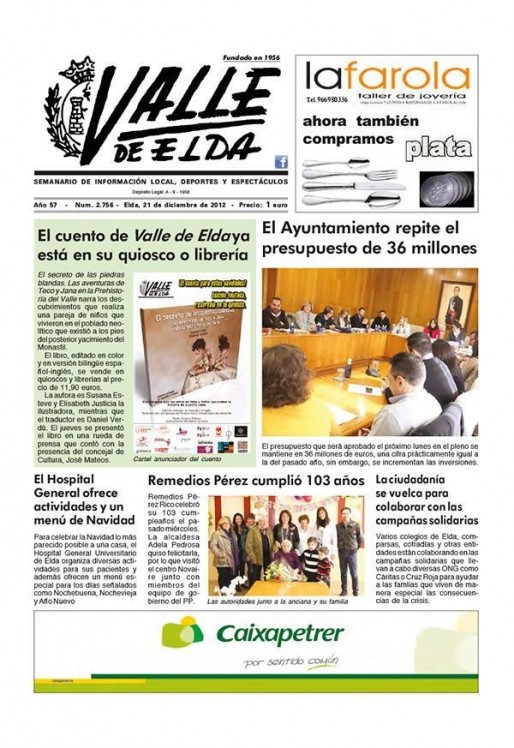 N&uacute;mero 2.756<span>21 de diciembre de 2012</span>