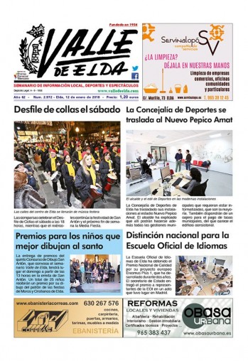N&uacute;mero 2.972 - 12 de enero de 2018