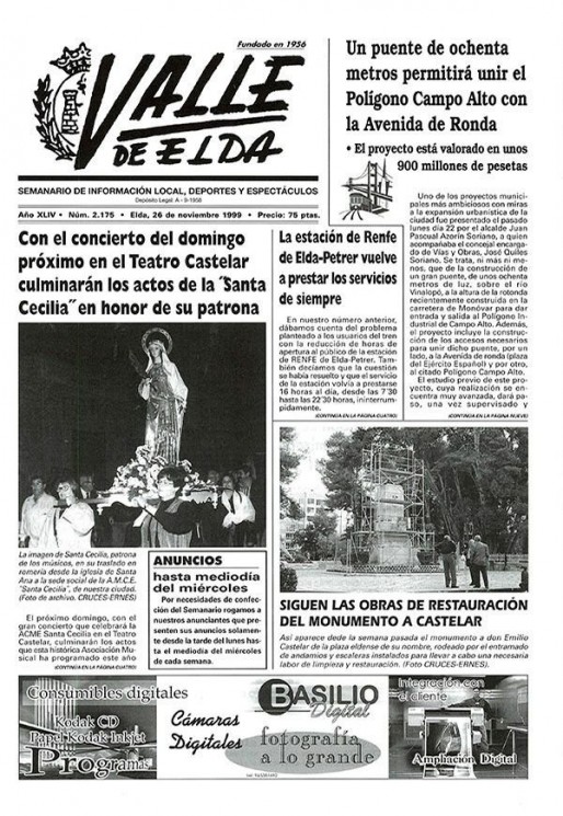 N&uacute;mero 2.175<span>26 de noviembre de 1999</span>