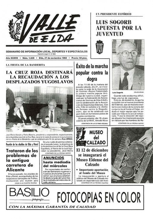 N&uacute;mero 1.839<span>27 de noviembre de 1992</span>