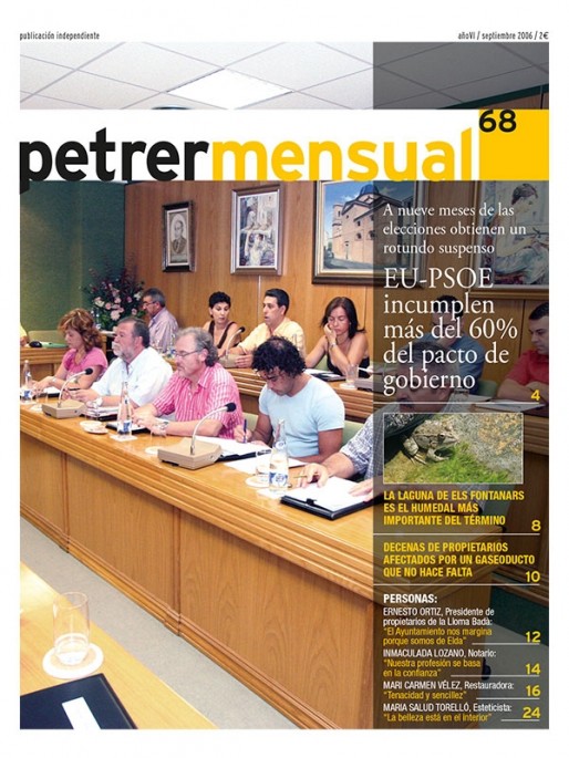 Petrer Mensual N&ordm; 68<span>Septiembre de 2006</span>