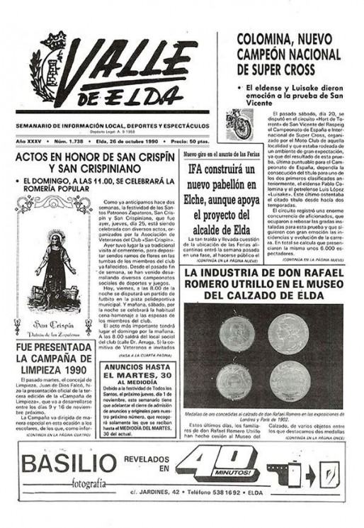 N&uacute;mero 1.738<span>26 de octubre de 1990</span>