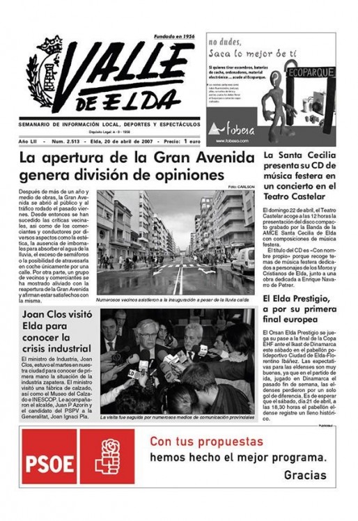 N&uacute;mero 2.513<span>20 de abril de 2007</span>