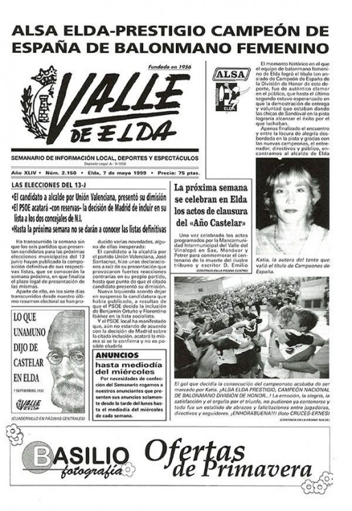 N&uacute;mero 2.150<span>7 de mayo de 1999</span>