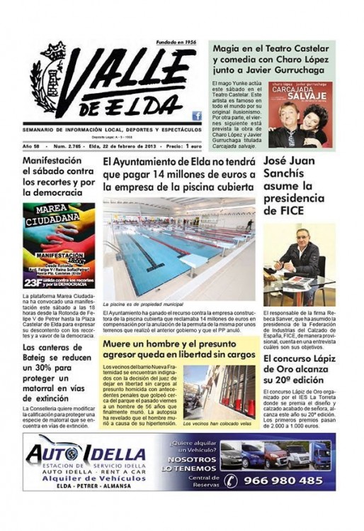 N&uacute;mero 2.765<span>22 de febrero de 2013</span>