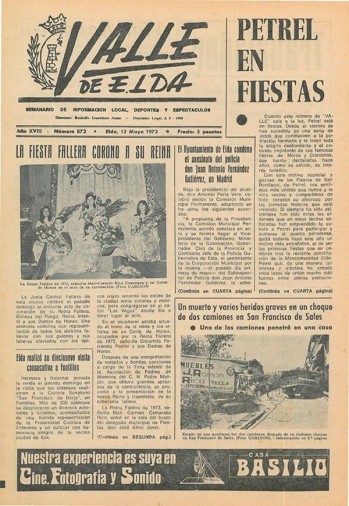 N&uacute;mero 0872 - 12 de mayo de 1973