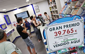 La Loter&iacute;a Primitiva deja en Elda un premio de 39.000 euros