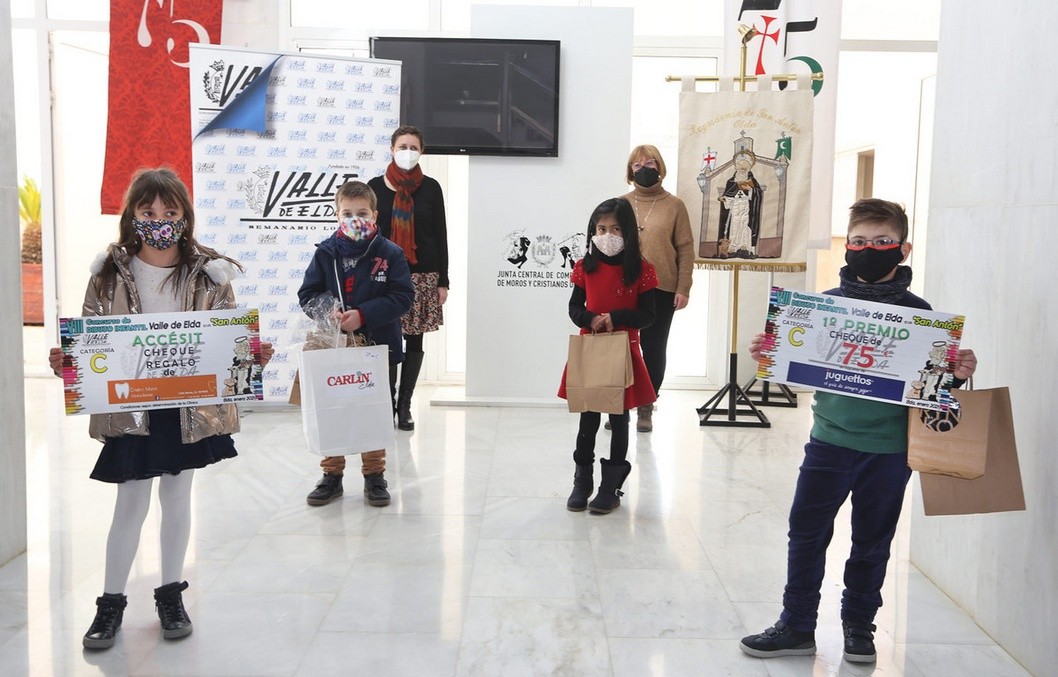 Valle de Elda entrega los premios del Concurso de Dibujo de San Antón Valle de Elda entrega los premios del Concurso de Dibujo de San Antón
