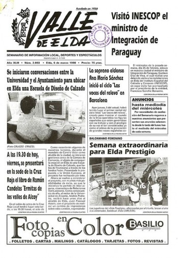 N&uacute;mero 2.093 - 6 de marzo de 1998
