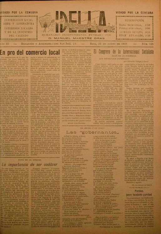 Idella n&ordm; 128<span>A&ntilde;o 1928</span>