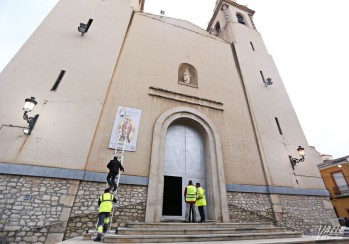 Comienza la restauraci&oacute;n de la c&uacute;pula de Santa Ana