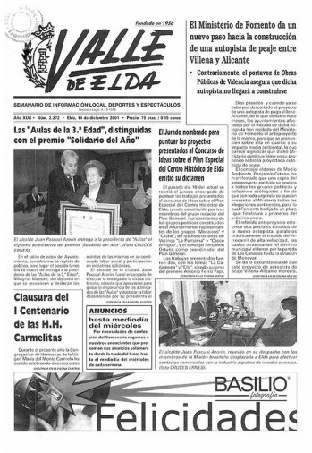 N&uacute;mero 2.272 - 14 de diciembre de 2001