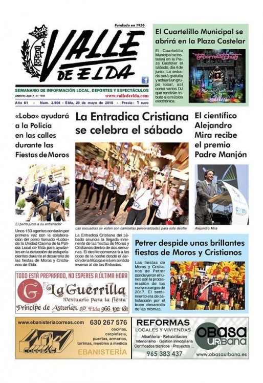 N&uacute;mero 2.904<span>20 de mayo de 2016</span>