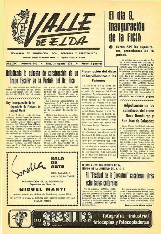 N&uacute;mero 0940<span>31 de agosto de 1974</span>