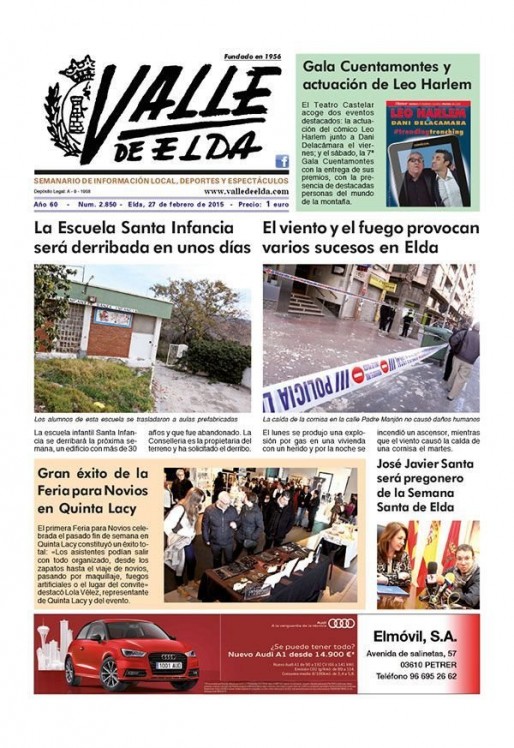 N&uacute;mero 2.850<span>27 de febrero de 2015</span>