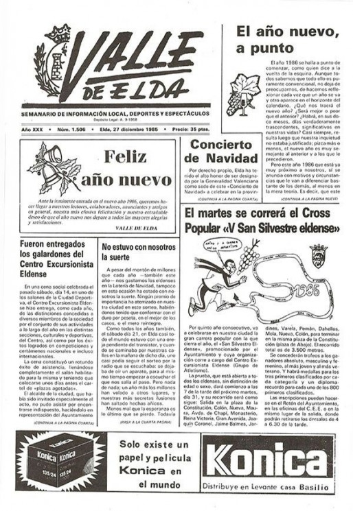 N&uacute;mero 1.506<span>27 de diciembre de 1985</span>