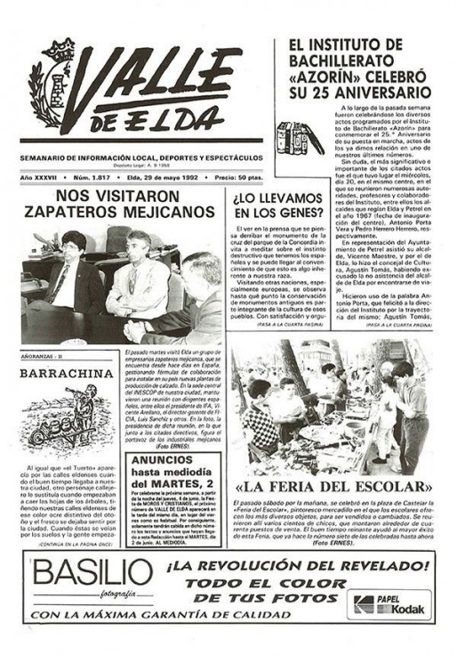 N&uacute;mero 1.817<span>29 de mayo de 1992</span>