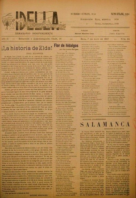Idella n&ordm; 065<span>A&ntilde;o 1927</span>