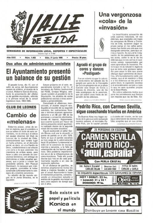 N&uacute;mero 1.483<span>21 de junio de 1985</span>