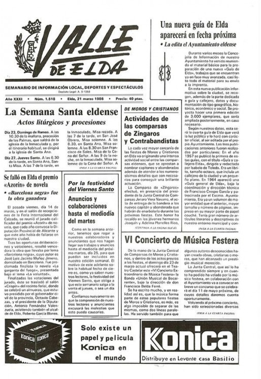 N&uacute;mero 1.518<span>21 de marzo de 1986</span>
