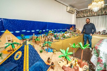 Un bel&eacute;n solidario con m&aacute;s de 500 figuras