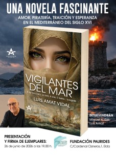 Presentaci&oacute;n literaria: "Vigilantes del mar" de Luis Amat