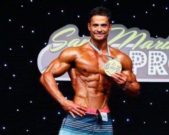 El eldense Adriano Moreno, el cuarto espa&ntilde;ol con carnet profesional de culturista en la disciplina Men's Physique