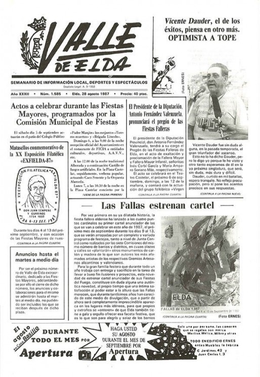 N&uacute;mero 1.585<span>28 de agosto de 1987</span>