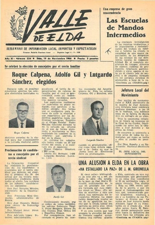 N&uacute;mero 0534<span>19 de noviembre de 1966</span>