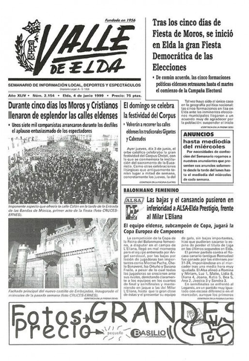 N&uacute;mero 2.154<span>4 de junio de 1999</span>