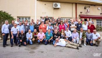 Antiguos militares y voluntarios de Cruz Roja organizan un almuerzo de convivencia