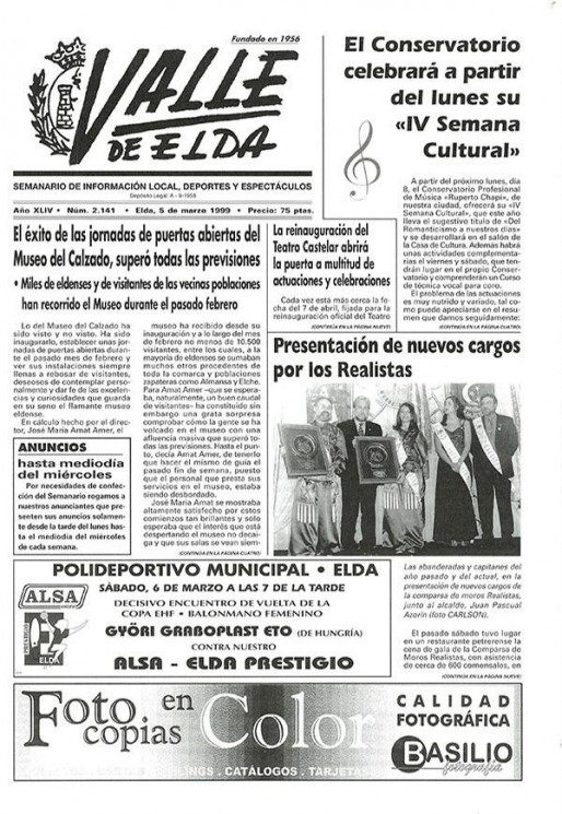 N&uacute;mero 2.141<span>5 de marzo de 1999</span>