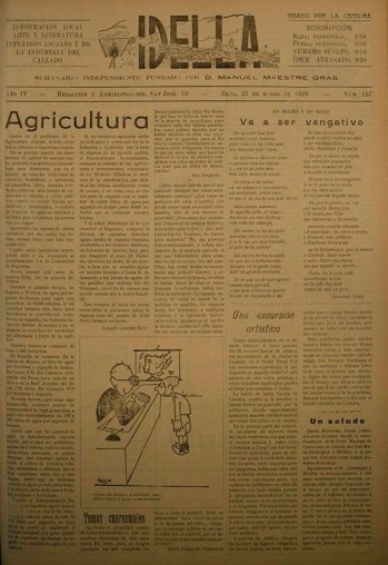Idella n&ordm; 157 - A&ntilde;o 1929