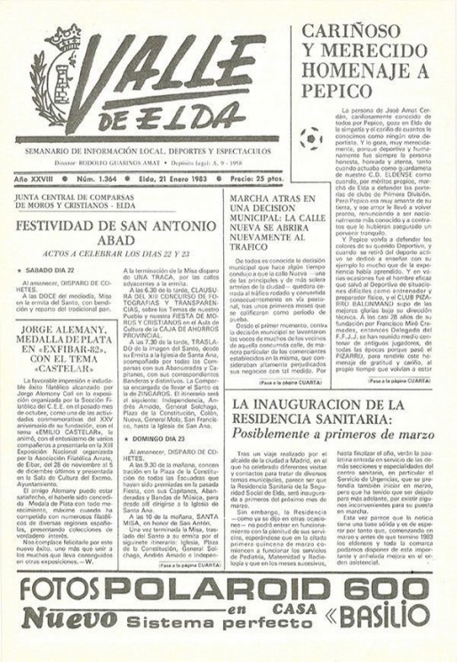 N&uacute;mero 1.364<span>21 de enero de 1983</span>