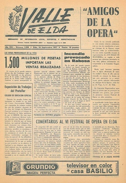 N&uacute;mero 1.098<span>24 de septiembre de 1977</span>