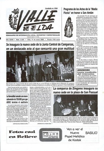 N&uacute;mero 2.323 - 17 de enero de 2003