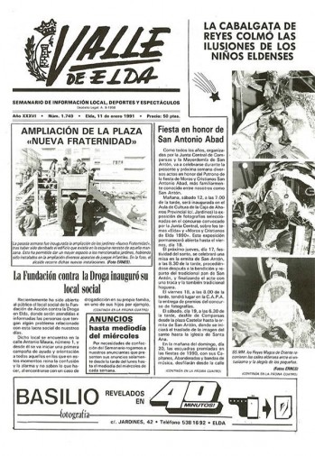 N&uacute;mero 1.749 - 11 de enero de 1991