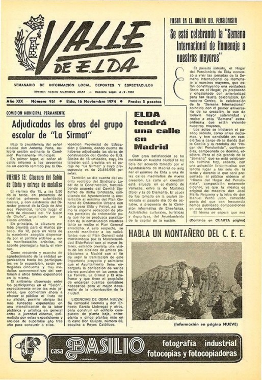 N&uacute;mero 0951<span>16 de noviembre de 1974</span>