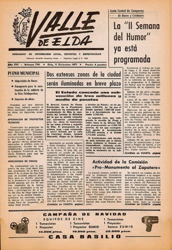 N&uacute;mero 0798 - 11 de diciembre de 1971