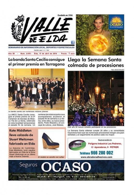 N&uacute;mero 2.815 <span>18 de abril de 2014</span>