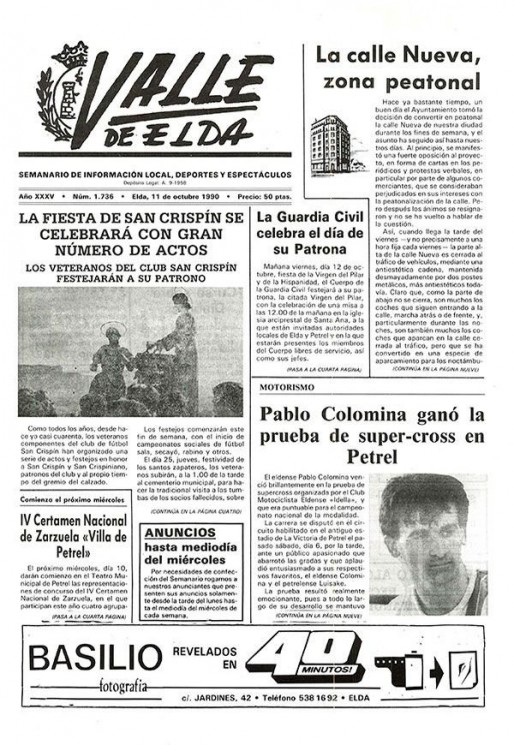 N&uacute;mero 1.736<span>11 de octubre de 1990</span>