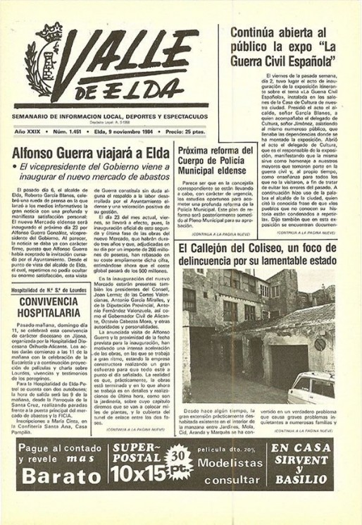 N&uacute;mero 1.451<span>9 de noviembre de 1984</span>