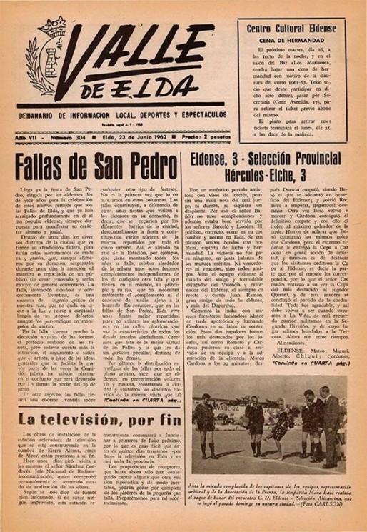 N&uacute;mero 0304<span>23 de junio de 1962</span>