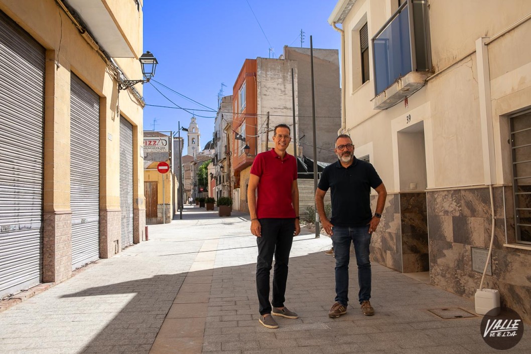 Concluye la reurbanizaci&oacute;n de la calle La Pur&iacute;sima del centro hist&oacute;rico de Elda