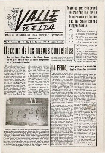 N&uacute;mero 0223 - 3 de diciembre de 1960