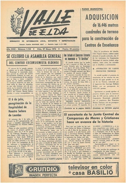 N&uacute;mero 1.133<span>27 de mayo de 1978</span>