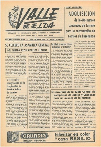 N&uacute;mero 1.133 - 27 de mayo de 1978