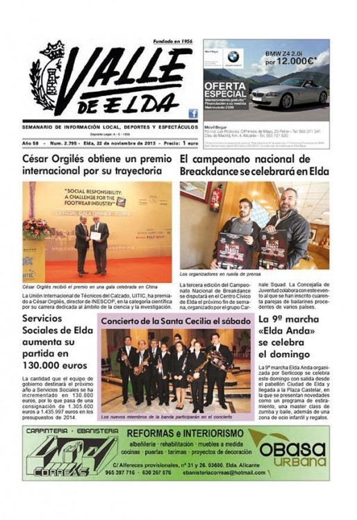 N&uacute;mero 2.795<span>22 de noviembre de 2013</span>