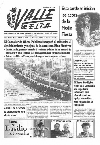 N&uacute;mero 2.182 - 14 de enero de 2000