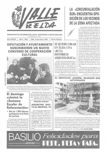 N&uacute;mero 1.854 - 12 de marzo de 1993